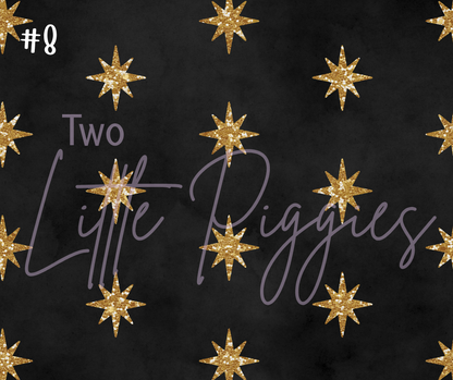 Printed Vinyl - Sagittarius - Black and Gold