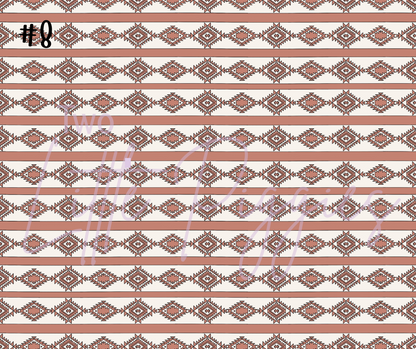 Printed Vinyl - Western Pattern 1 Collection