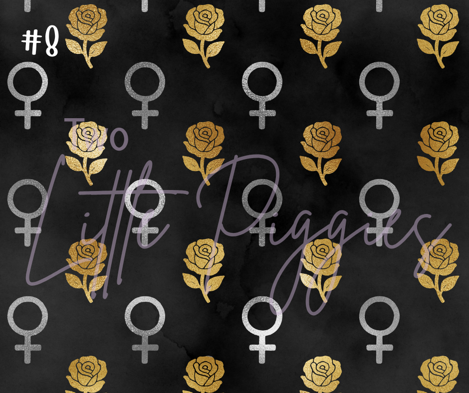 Printed Vinyl - Taurus - Black and Gold