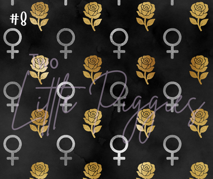 Printed Vinyl - Taurus - Black and Gold