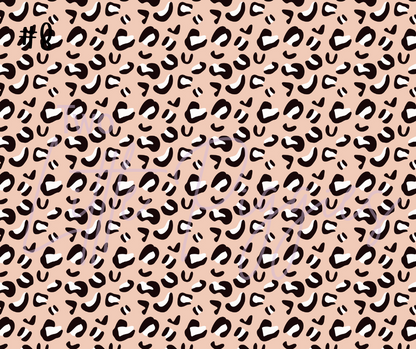 Printed Vinyl - Blush Safari