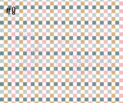 Printed Vinyl - Retro Balloon Dog - Teal