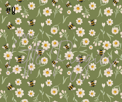 Printed Vinyl - Rustic Meadow