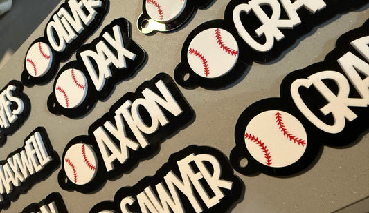 Baseball/softball Keychain