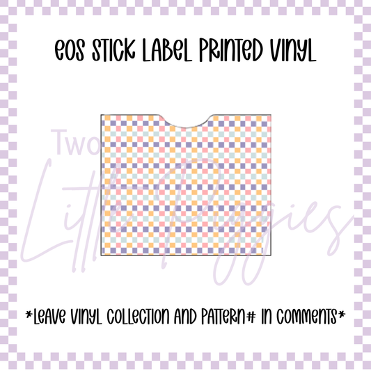 Printed Vinyl - EOS Stick Label