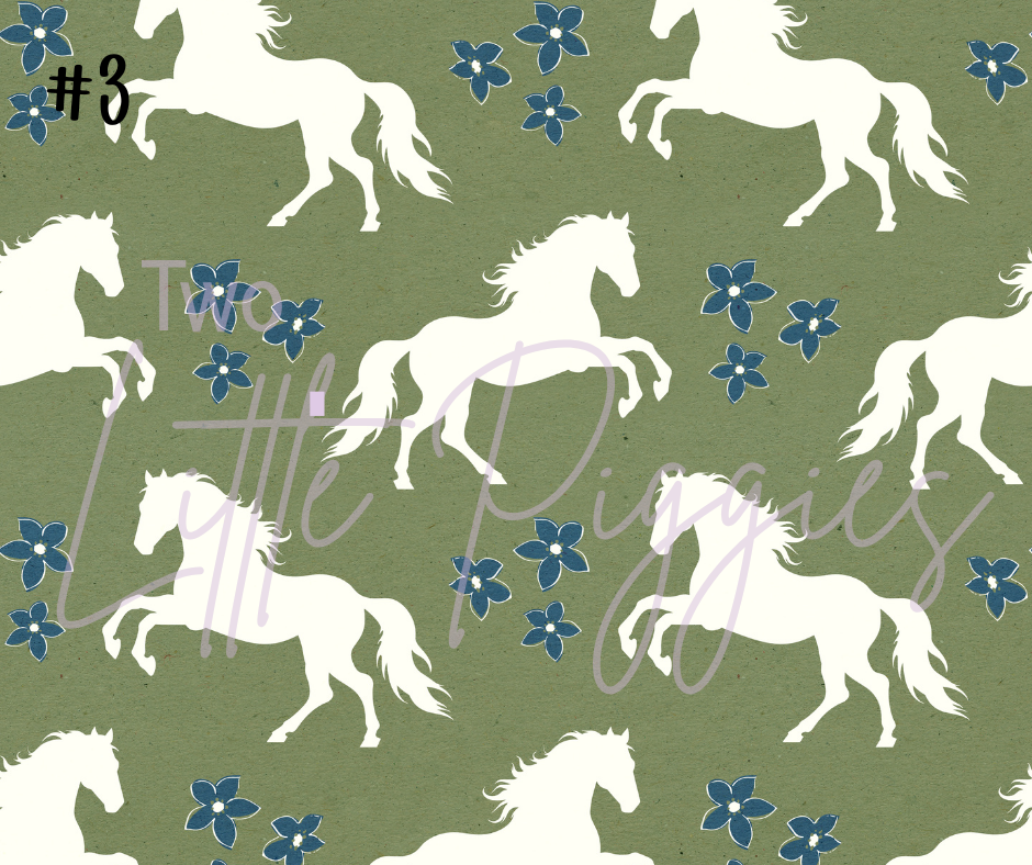 Printed Vinyl - Wild Horses Collection