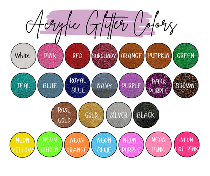 Custom Acrylic Football Heart Earrings