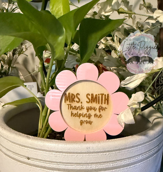 Flower Plant Tag