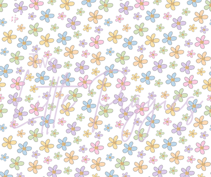 Printed Vinyl - Pastel Balloon Dogs