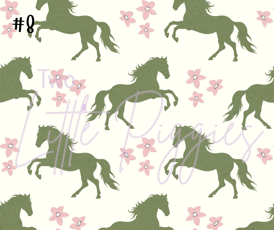 Printed Vinyl - Wild Horses Collection