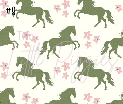 Printed Vinyl - Wild Horses Collection