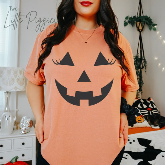 Pumpkin Face Lashes