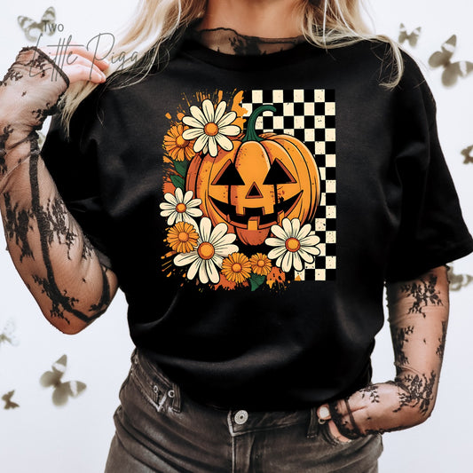 Pumpkin Checkered