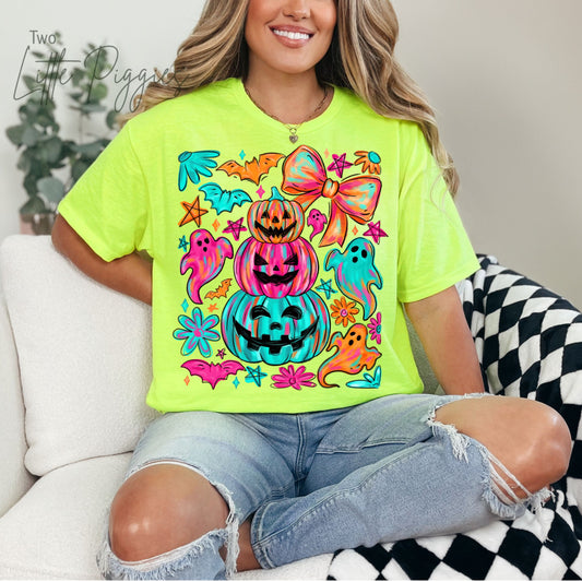 Neon Pumpkins
