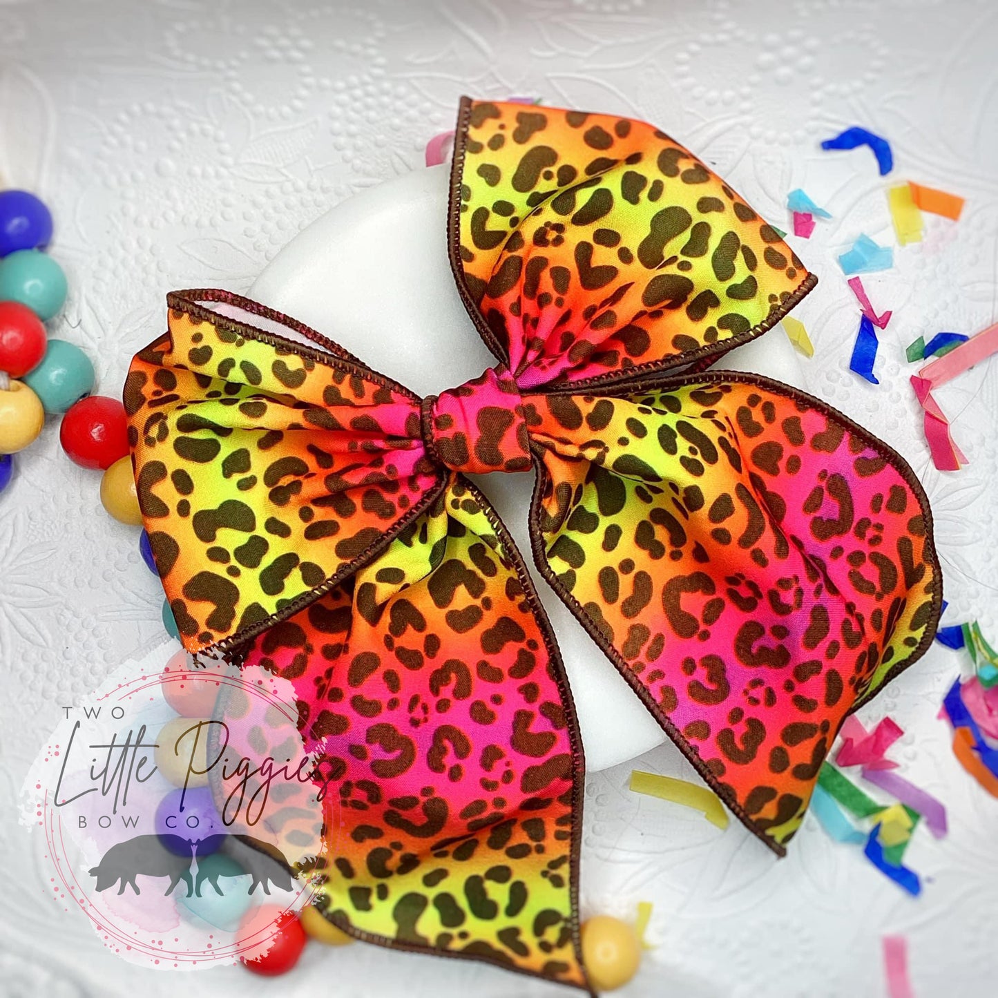 Sunset Leopard - Hayley Bow