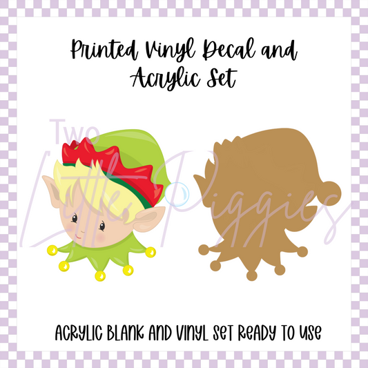 Printed Vinyl and Acrylic Set - Boy Elf Blonde