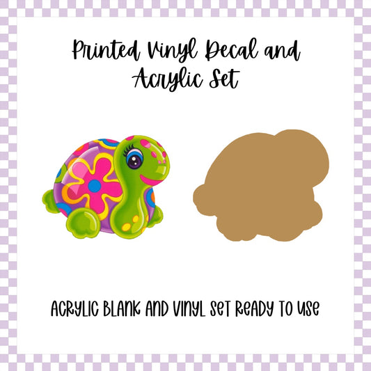 Printed Vinyl and Acrylic Set - LF Inspired- Peekaboo