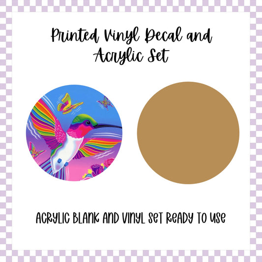 Printed Vinyl and Acrylic Set - LF Inspired- Dashly