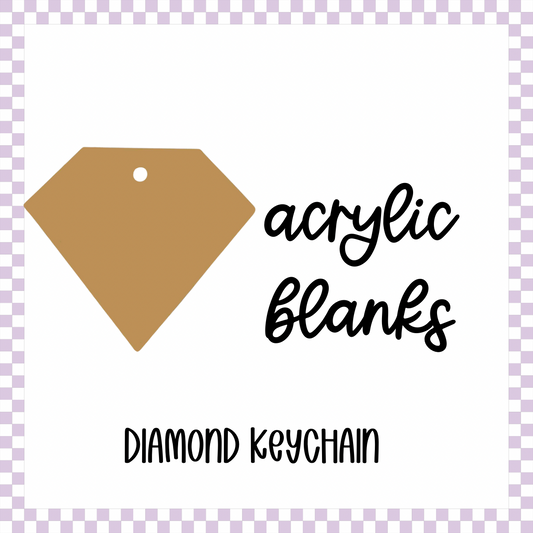 Acrylic Blank - Diamond(3pc)