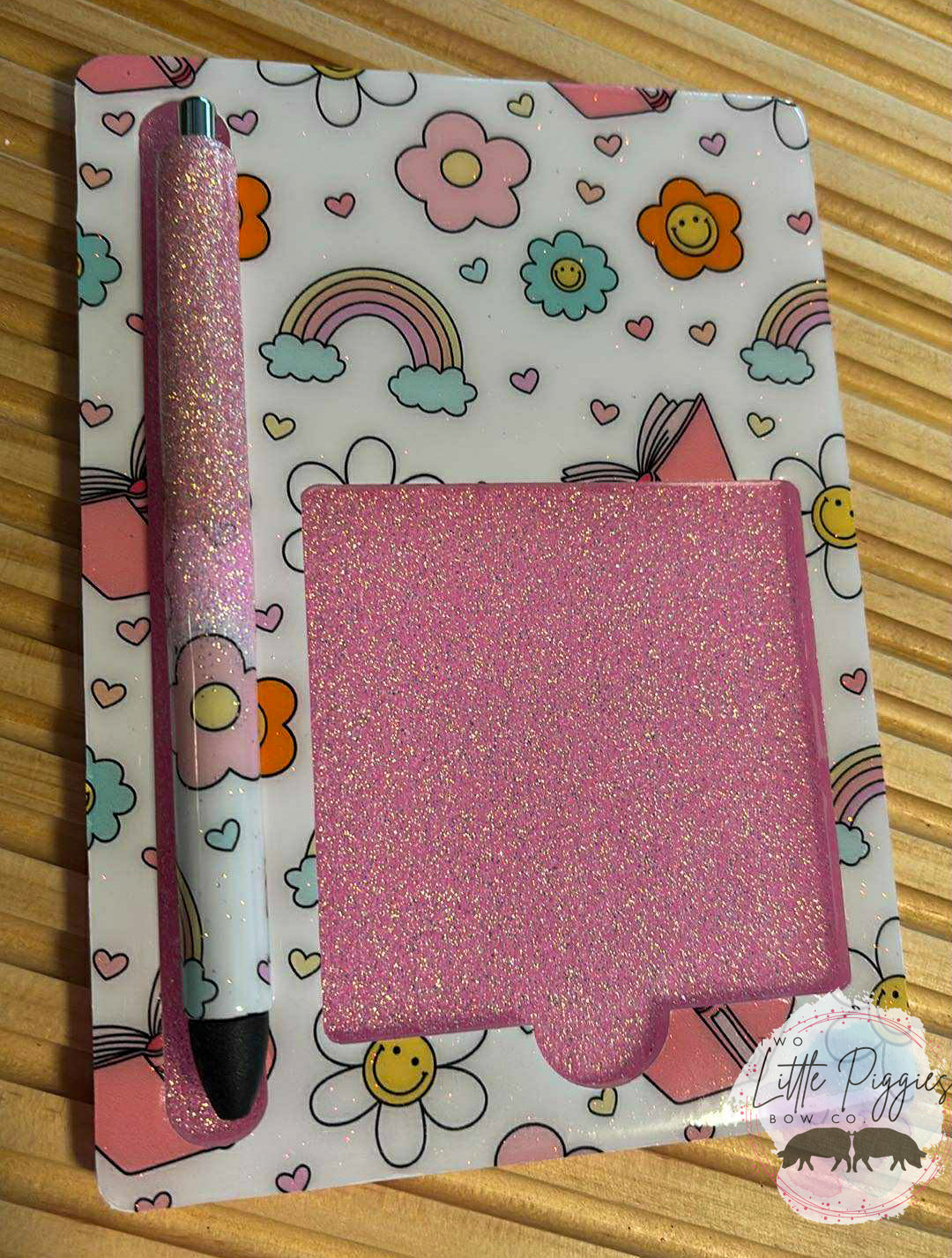 Acrylic Blank - Post It Note and Pen Holder (3 sets)