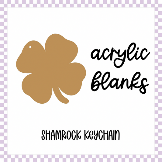 Acrylic Blank - Shamrock (3pc)