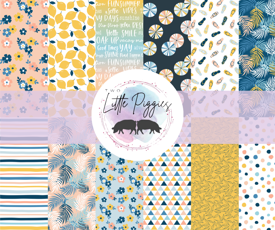 Printed Vinyl - Sunny Days Collection