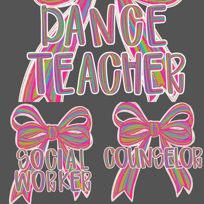 Custom Neon Bow Design