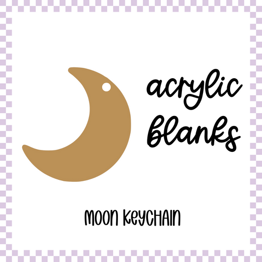 Acrylic Blank - Moon