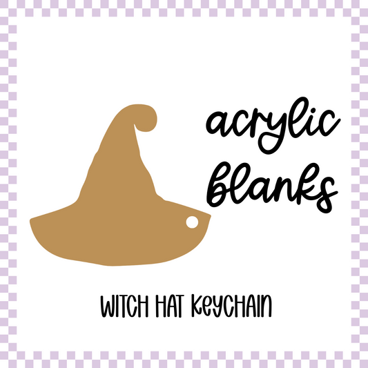 Acrylic Blank - Witch Hat